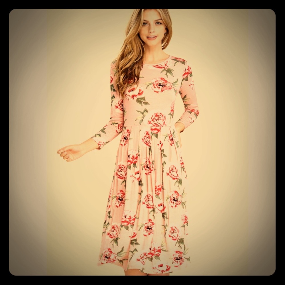 Reb & J. 220 Modest Flowering Summer Dress